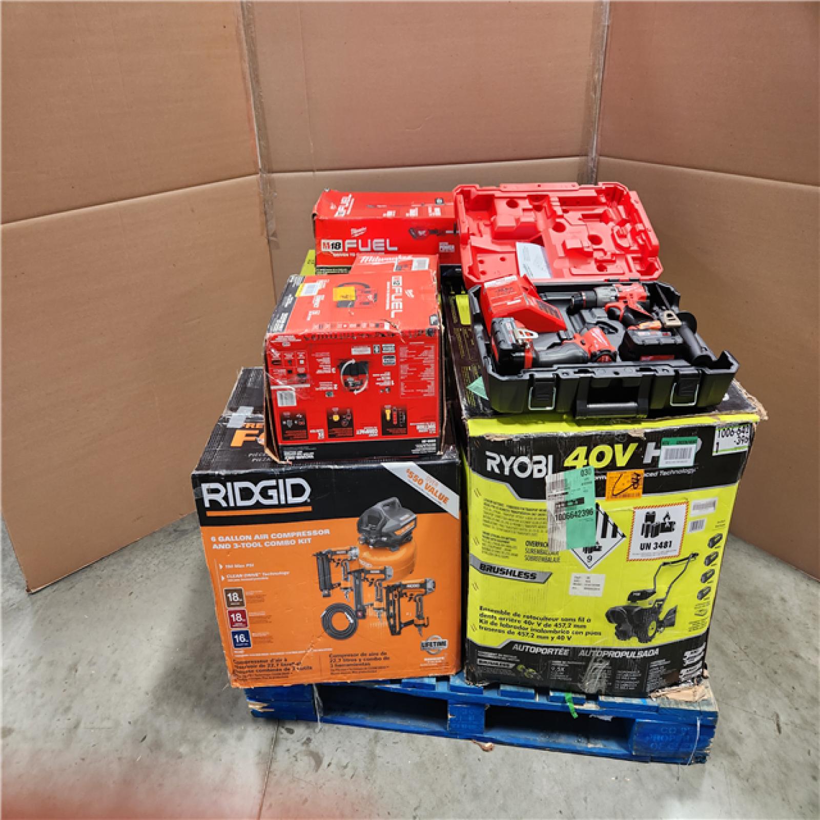 CALIFORNIA  AS-IS TOOL PALLET