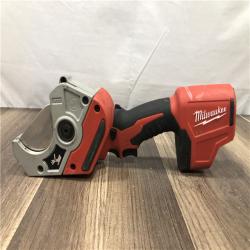 AS-IS Milwaukee M12 12V Lithium-Ion Cordless PVC Pipe Shear (Tool-Only)