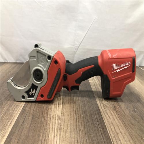 AS-IS Milwaukee M12 12V Lithium-Ion Cordless PVC Pipe Shear (Tool-Only)