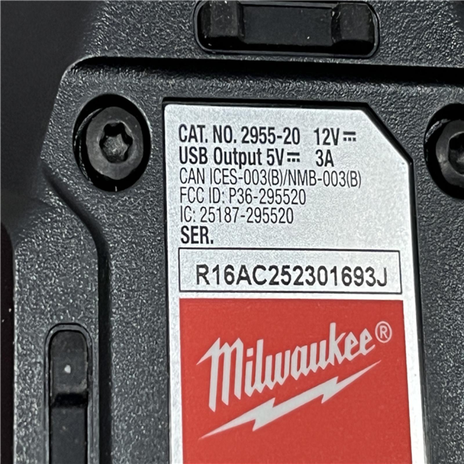 AS-IS Milwaukee 12-Volt Lithium-Ion Cordless Bluetooth Jobsite Speaker with PACKOUT Compatibility