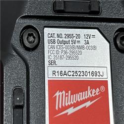 AS-IS Milwaukee 12-Volt Lithium-Ion Cordless Bluetooth Jobsite Speaker with PACKOUT Compatibility