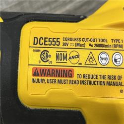 AS-IS DEWALT XR 20V Lithium-Ion Cordless Rotary Drywall Cut-Out Tool (Tool Only)