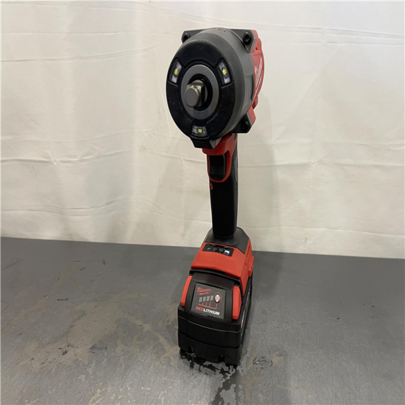 AS-IS - Milwaukee M18 FUEL 18V Lithium-Ion Brushless Cordless 1/2 in. Impact Wrench w/Friction Ring Kit