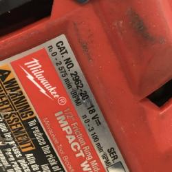 AS-IS Milwaukee 2962-20  M18 18V Fuel 1/2 Mid-Torque Impact Wrench Cordless(Tool-Only)