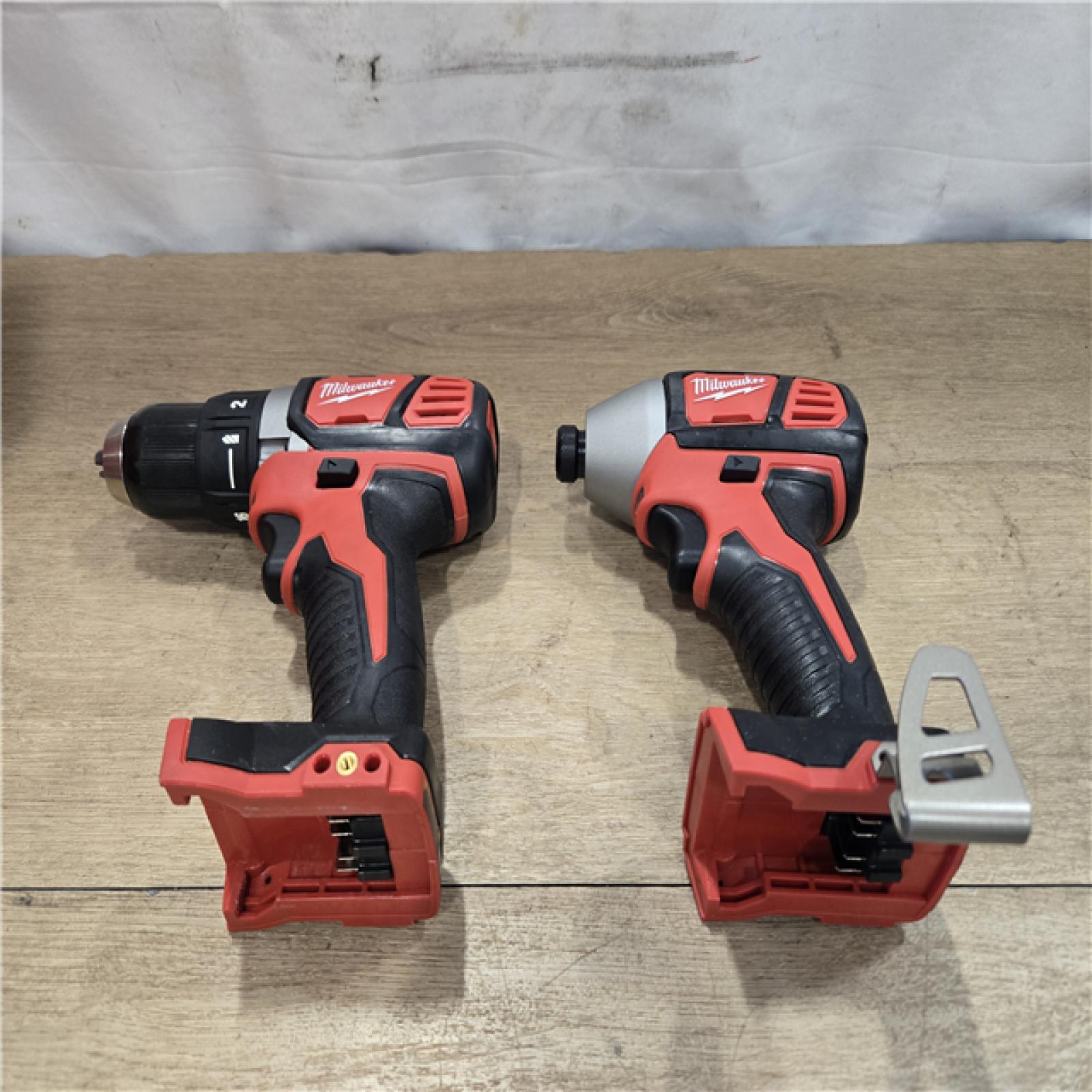 AS-IS Milwaukee 18V Cordless Drill Driver/Impact Driver Combo Kit