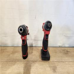 AS-IS- Milwaukee 12V Brushless Hammer Drill and Impact Driver Combo Kit