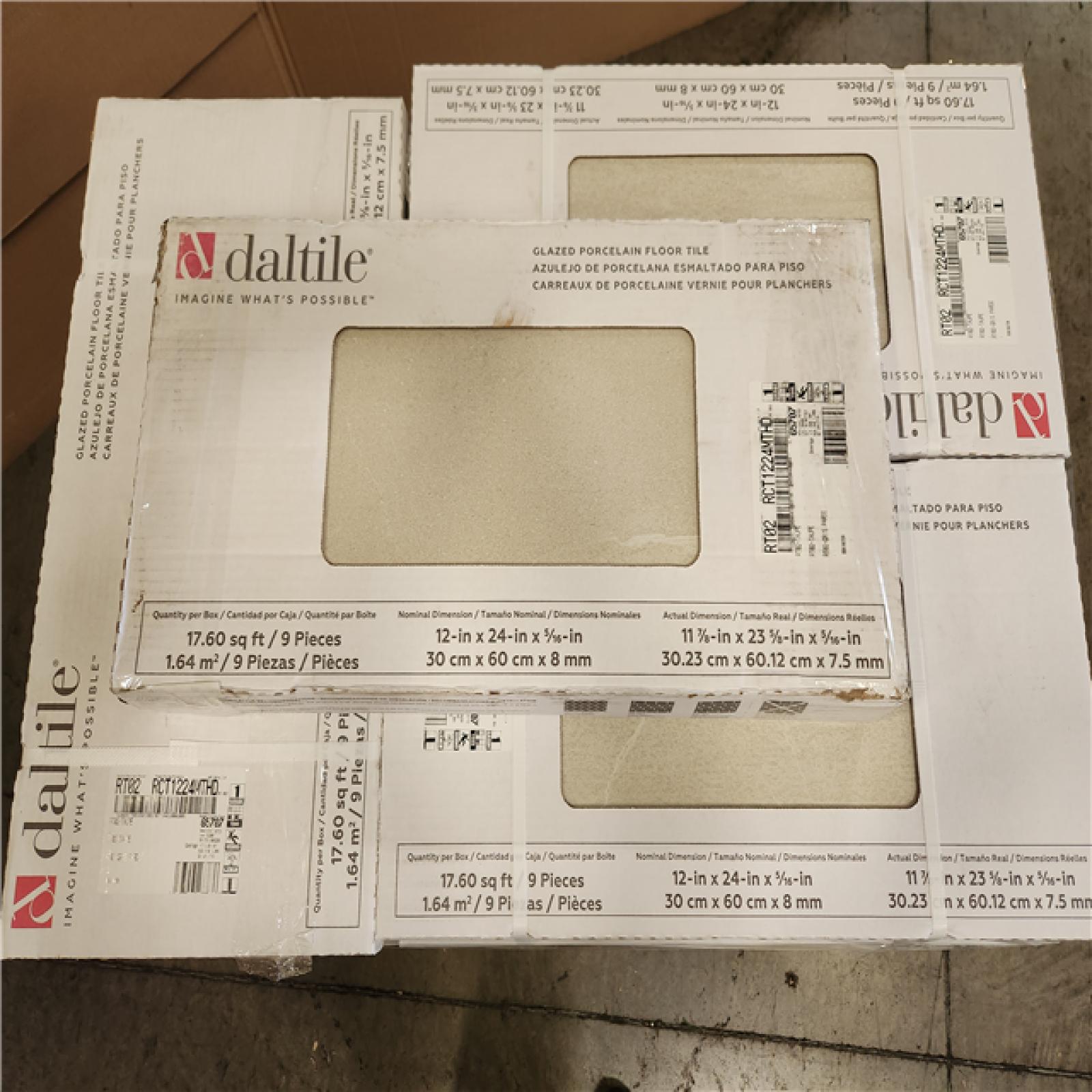 Phoenix NEW Daltile Rorington Taupe 12 in. x 24 in. Glazed Porcelain Floor and Wall Tile (545 sq. ft. /31 case)