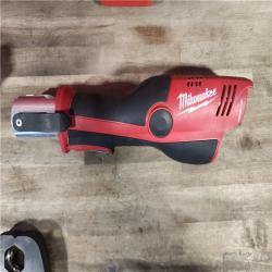 HOUSTON LOCATION - AS-IS MILWAUKEE 12-Volt Lithium-Ion Force Logic Cordless Press Tool Kit (3 Jaws Included) with Two 1.5 Ah Battery and Hard Case