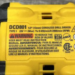 AS-IS DEWALT 20V XR Lithium-Ion Cordless Brushless 1/2 in. Drill/Driver Kit