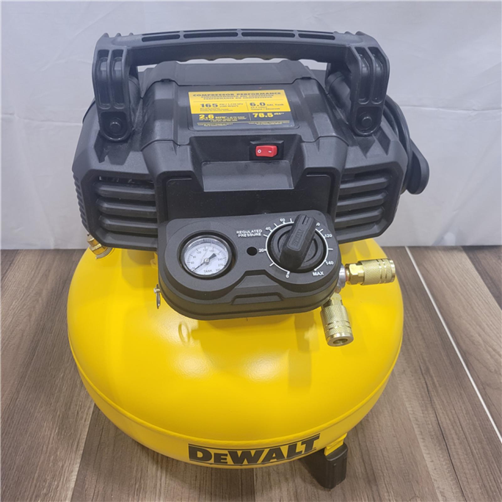 AS-IS Dewalt 6 Gal. 165 PSI Electric Pancake Air Compressor