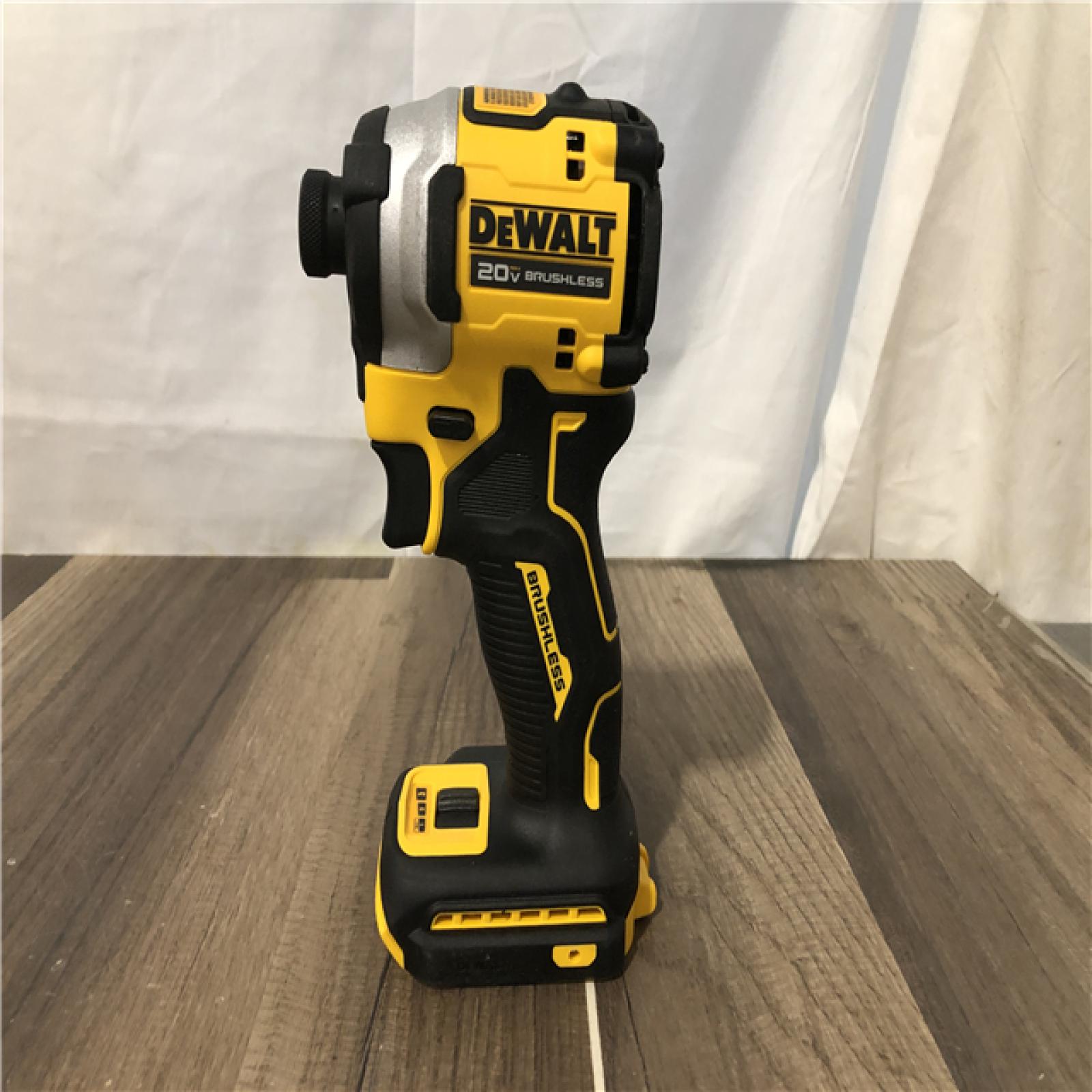 AS-IS DEWALT ATOMIC 20V MAX Cordless Brushless Compact 1/4 in. Impact Driver (Tool Only)