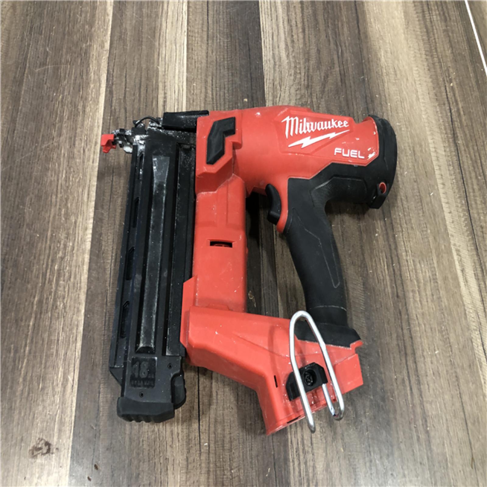 AS-IS Milwaukee FUEL 18-Volt Lithium-Ion Brushless Cordless Gen II 18-Gauge Brad Nailer (Tool-Only)