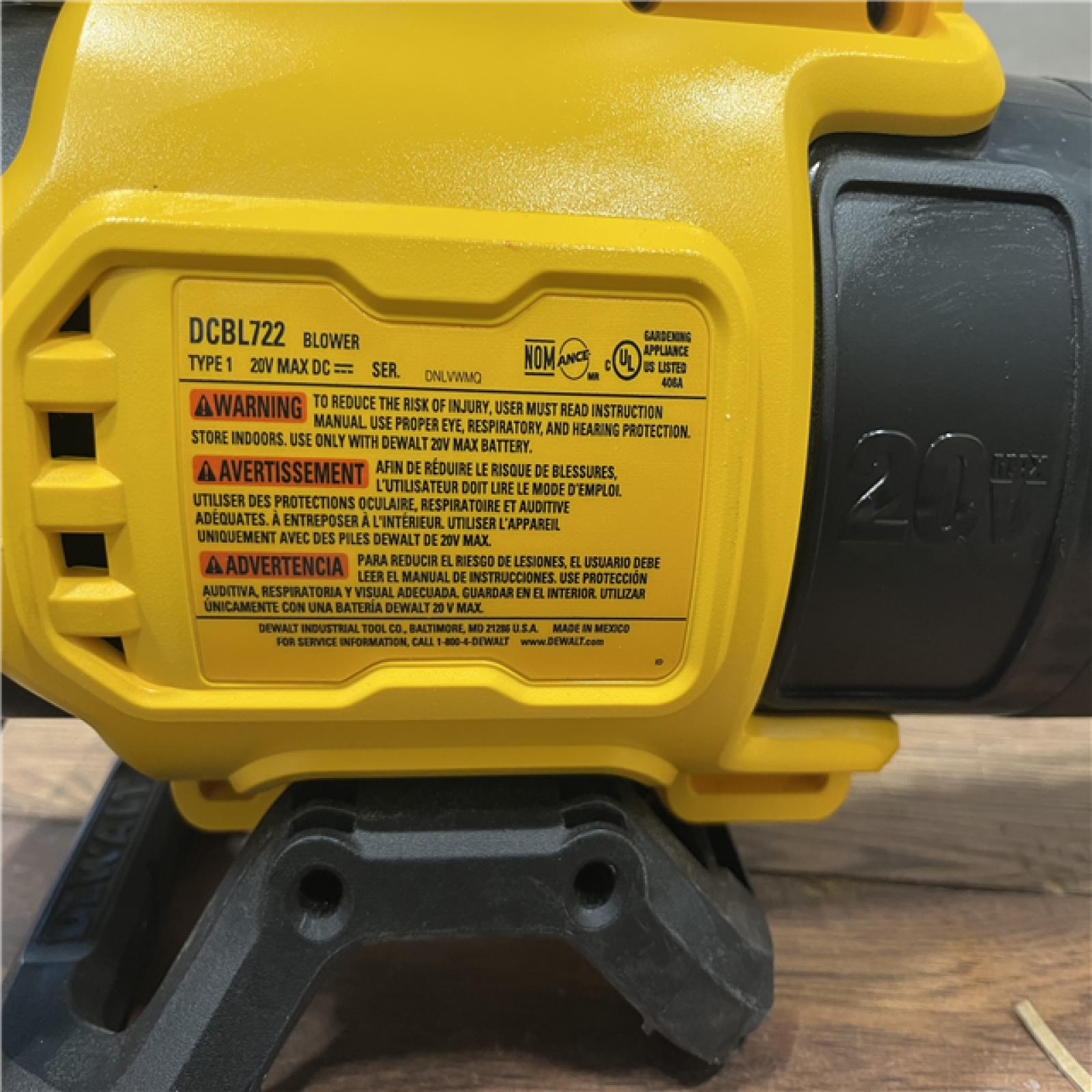 AS-IS DeWalt DCBL722B Gen 2 20v Blower - Bare Tool