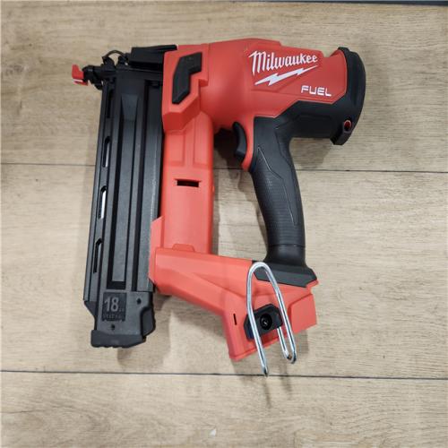 AS-IS- Milwaukee FUEL 18-Volt Lithium-Ion Brushless Cordless Gen II 18-Gauge Brad Nailer (Tool-Only)
