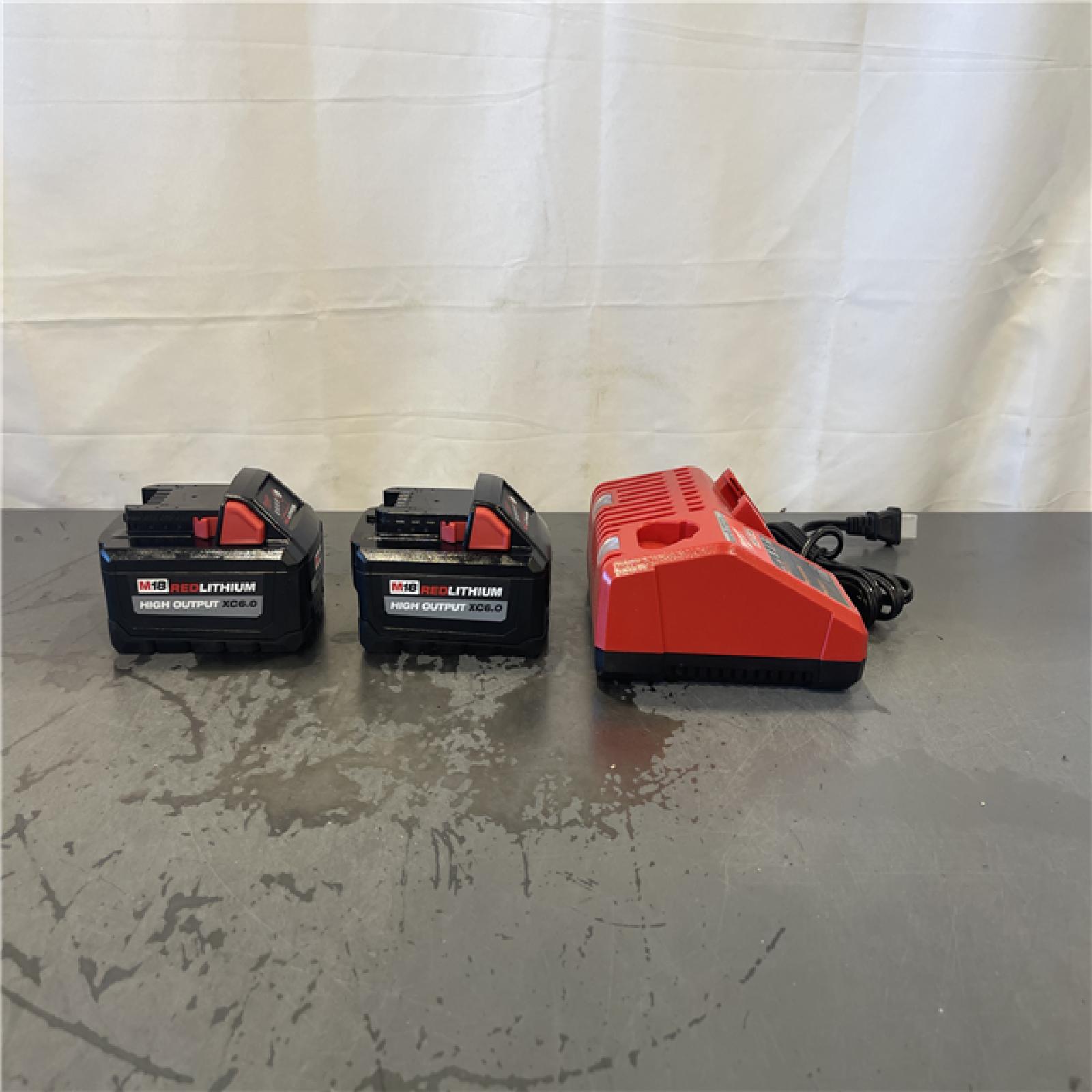 AS-IS- Milwaukee M18 Red Lithium High Output XC6.0 System Starter Kit