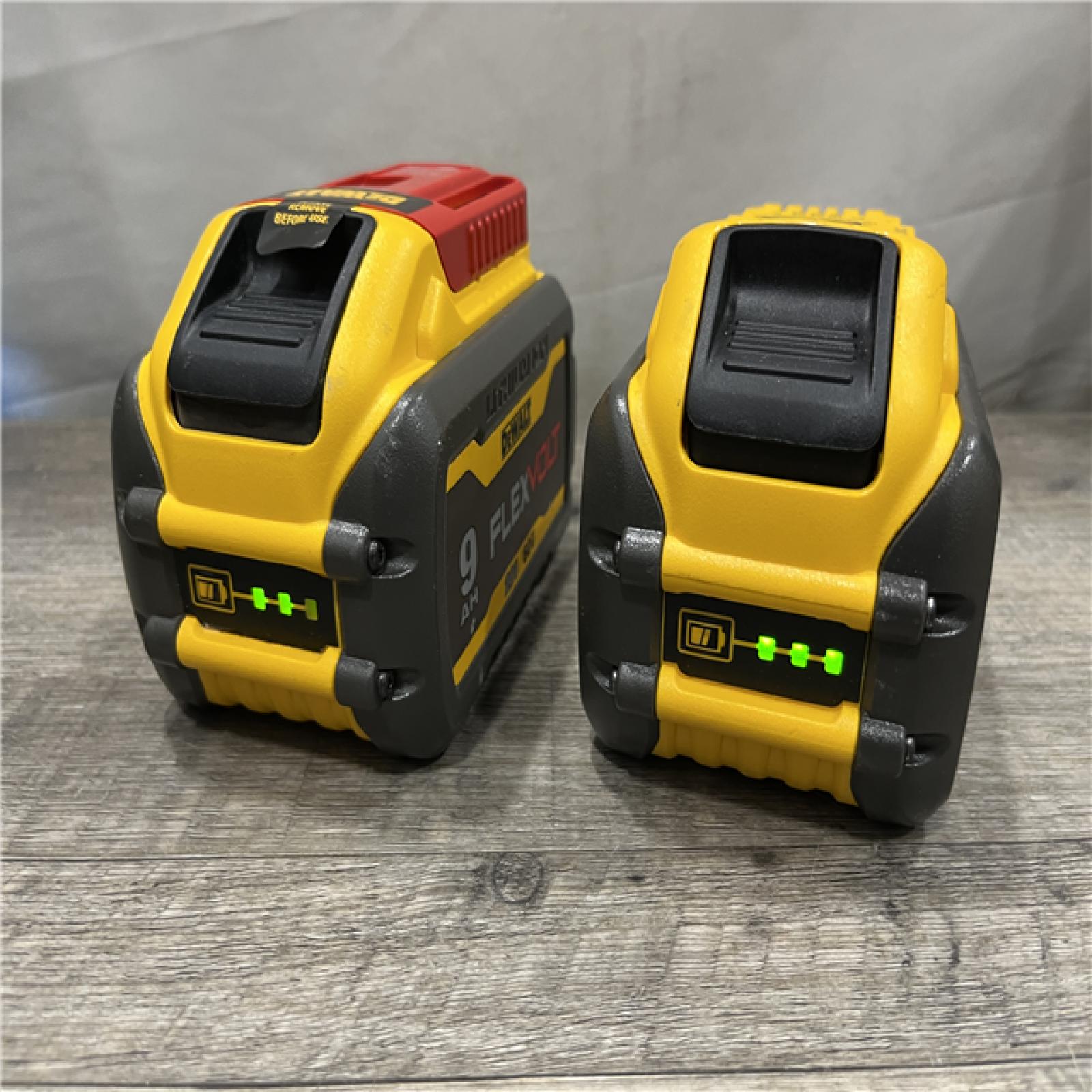 AS-IS DEWALT FLEXVOLT 20V/60V MAX Lithium-Ion 9.0Ah Battery Pack (2 Pack)
