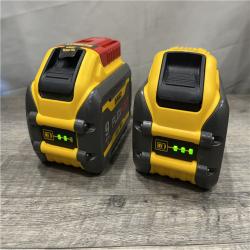 AS-IS DEWALT FLEXVOLT 20V/60V MAX Lithium-Ion 9.0Ah Battery Pack (2 Pack)