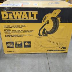 NEW! - 15 Amp Corded Single Bevel Compound Miter Saw