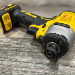 AS-IS DEWALT Atomic 20V Max Lithium-Ion Brushless Cordless Compact 1/4 in. Impact Driver Kit