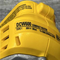 AS-IS DEWALT 20V MAX XR Cordless Brushless Fixed Base Compact Router (Tool Only)