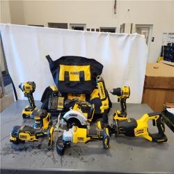 AS-IS- 20V Lithium-Ion Cordless 8-Tool Combo Kit with (2) 5.0 Ah Batteries and Charger