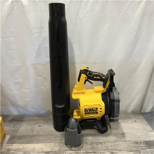 AS-IS DEWALT 20V MAX 125 MPH 450 CFM Brushless Cordless Handheld Leaf Blower with Concentrator Nozzle (Tool Only)