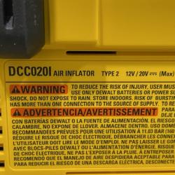 AS-IS DEWALT 20V MAX Cordless Electric Portable Inflator (Tool Only)