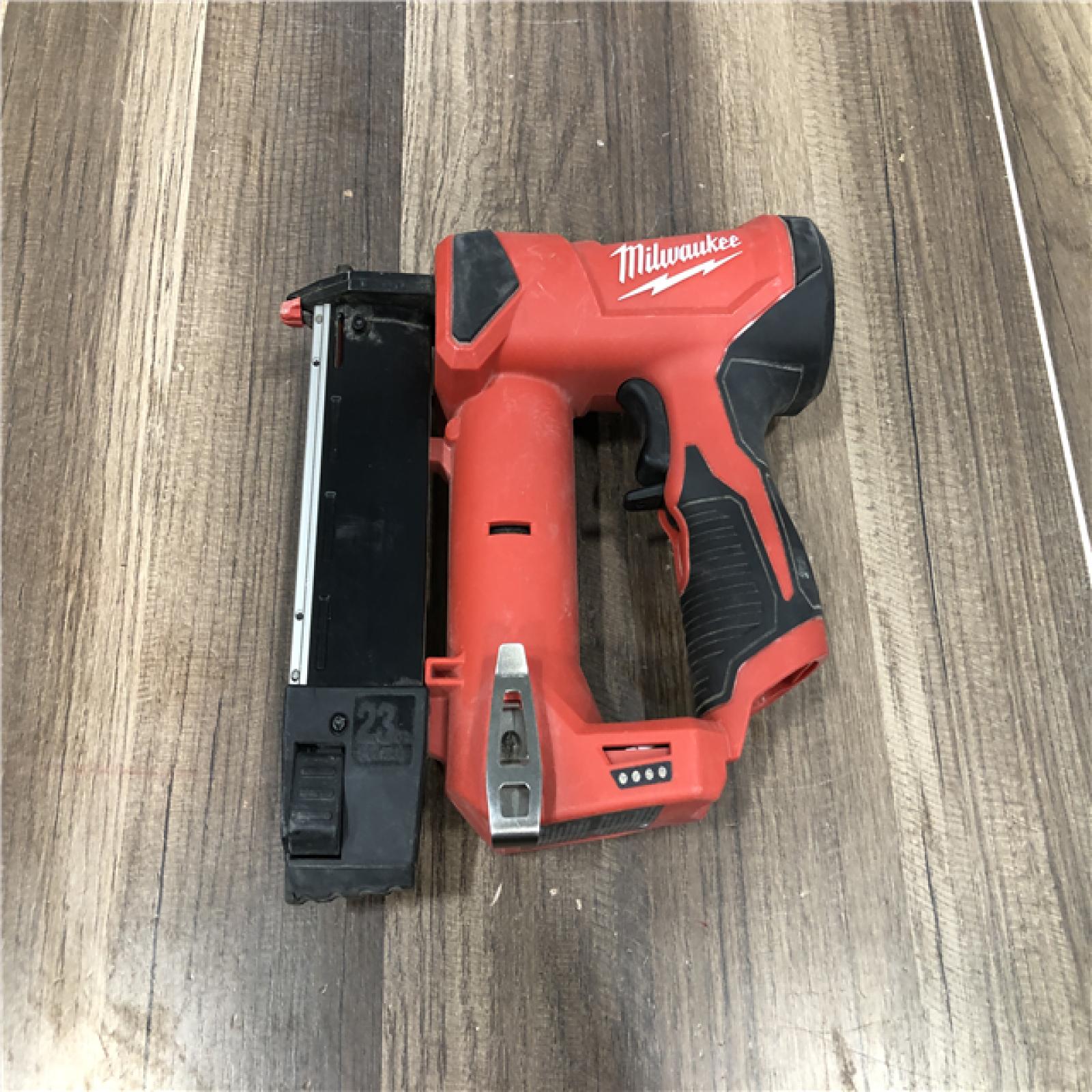 AS-IS Milwaukee 12-Volt 23-Gauge Lithium-Ion Cordless Pin Nailer (Tool-Only)