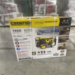 NEW! - Champion Power Equipment 7850/6250-Watt Recoil Start Storm Ready Gasoline and Propane Powered Dual Fuel Portable Generator