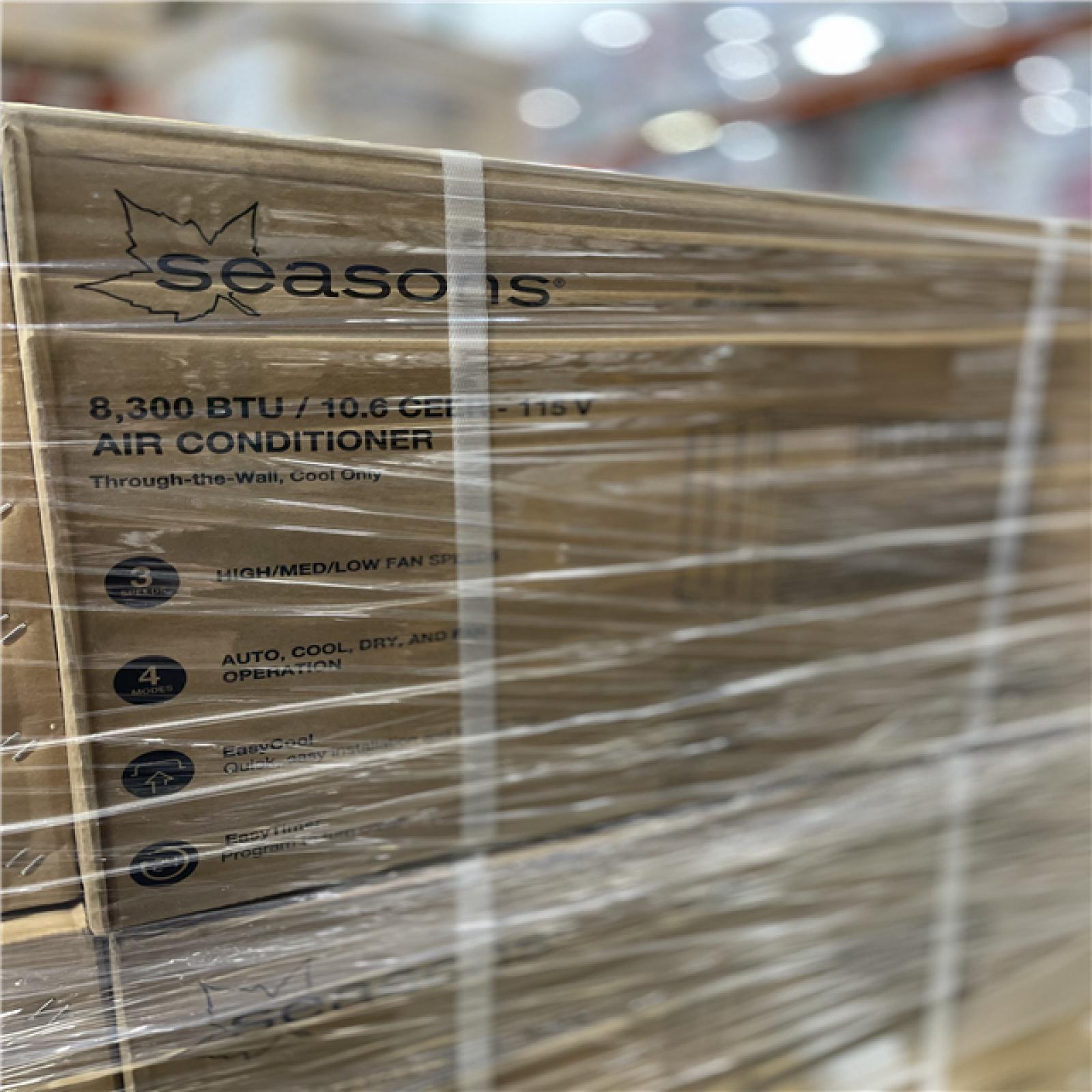 DALLAS LOCATION- NEW!- Seasons 8 000 BTU 115 V Through-The-Wall Cool-Only Air Conditioner (4 UNITS)