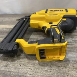AS-IS DEWALT 20V MAX XR Lithium-Ion Electric Cordless 18-Gauge Brad Nailer (Tool Only)