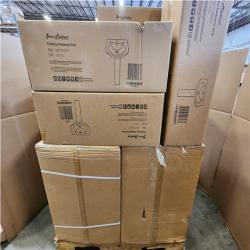 Phoenix NEW Swiss Madison Chateau 25.6 in. Pedestal Ceramic Bathroom Sink Round Single Faucet Hole in White Pallet of 8 (RV: $906