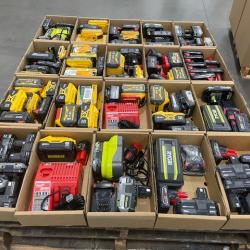 DALLAS LOCATION - AS-IS BATTERY AND CHARGERS PALLET
