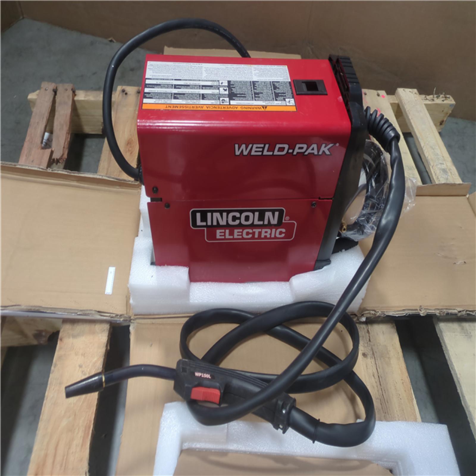 CALIFORNIA AS-IS lINCOLN ELECTRIC WELD-PAK