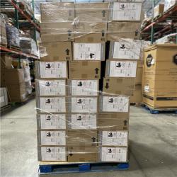 DALLAS LOCATION - Denver 48 in. Integrated LED Indoor White Ceiling Fan with Remote PALLET-(48 UNITS)