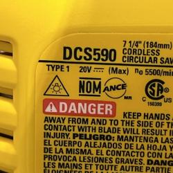 AS-IS DEWALT 20-Volt MAX 7-1/4 in. Cordless Circular Saw (Tool Only)