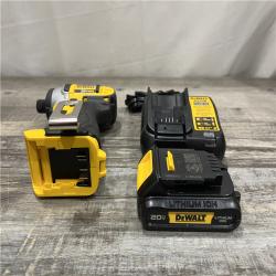 AS-IS DEWALT 20V MAX Cordless 1/4 in. Impact Driver Kit