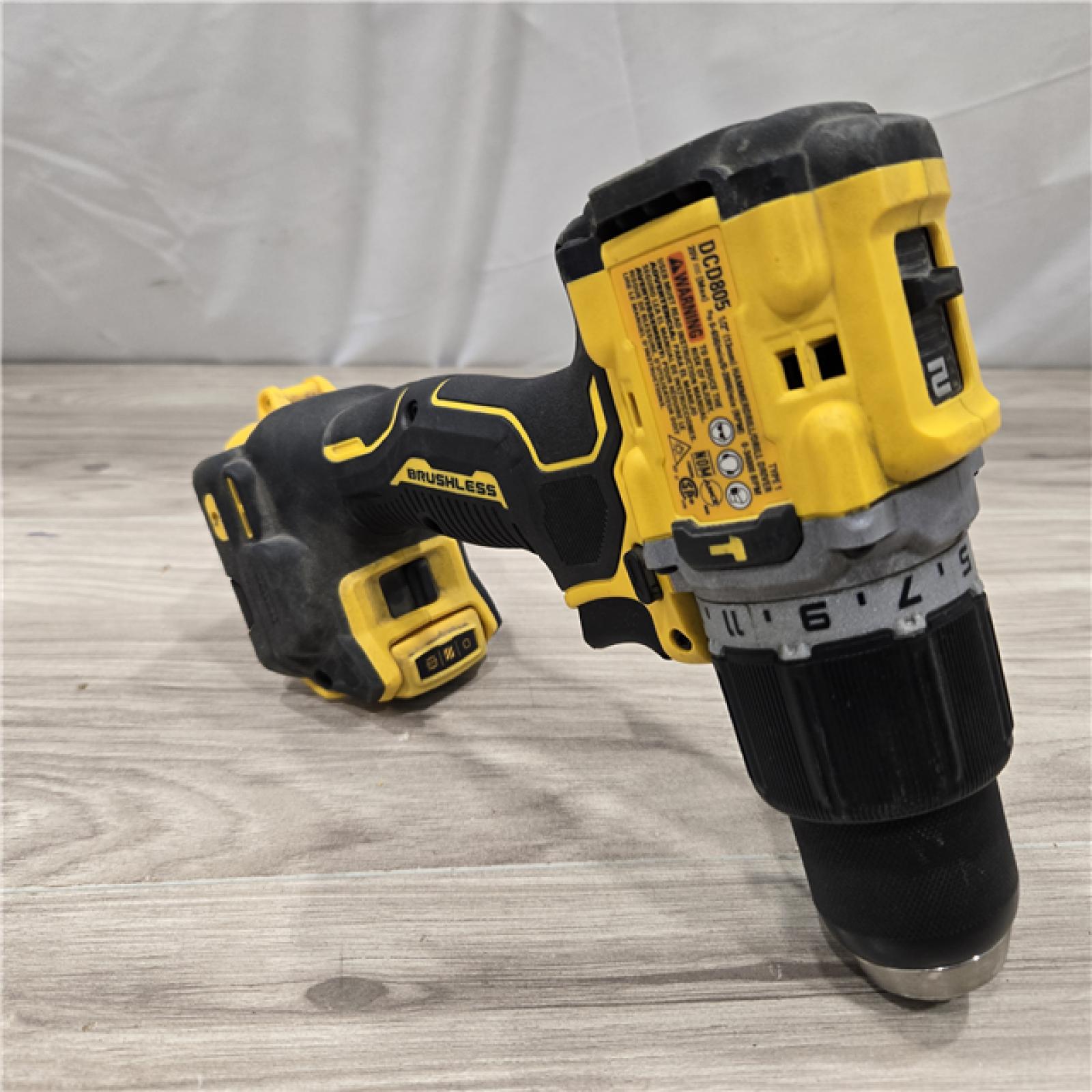 AS-IS DEWALT 20V Compact Cordless 1/2 in. Hammer Drill (Tool-Only)