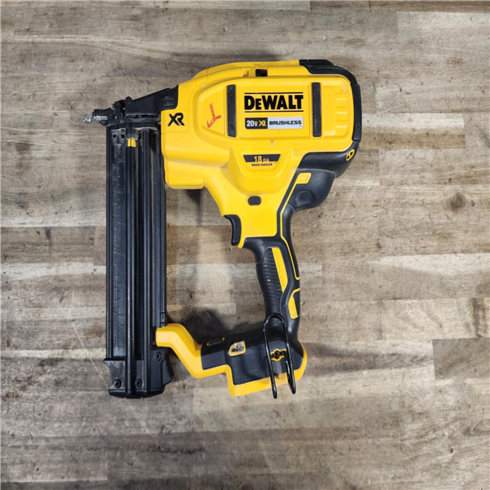 HOUSTON LOCATION - AS-IS DeWalt 20V MAX XR Lithium-Ion Electric Cordless 18-Gauge Brad Nailer (Tool Only)