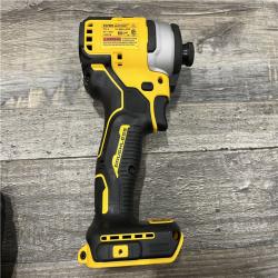 AS-IS DEWALT Atomic 20V Max Lithium-Ion Brushless Cordless Compact 1/4 in. Impact Driver Kit