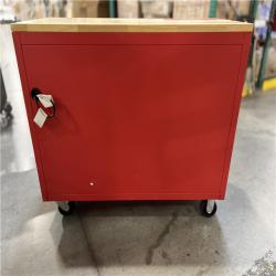 DALLAS LOCATION- AS-IS  Milwaukee Tool Storage 52 in. W x 22 in. D Heavy Duty Red Mobile Workbench Cabinet