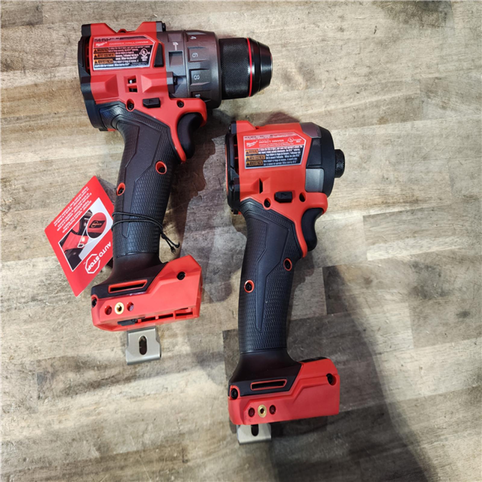 HOUSTON LOCATION - AS-IS (APPEARS LIKE NEW) Milwaukee FUEL 18V Lithium-Ion Brushless Cordless Hammer Drill and Impact Driver Combo Kit
