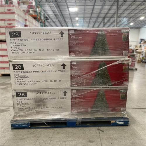 DALLAS LOCATION- AS-IS Mixed Christmas Tree PALLET (6 UNITS)