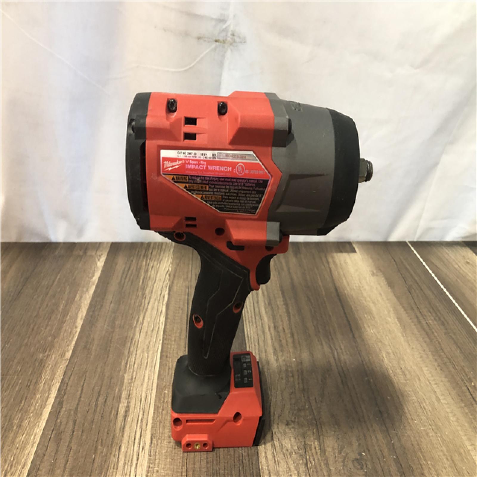AS-IS Milwaukee FUEL 18V Lithium-Ion Brushless Cordless 1/2 in. Impact Wrench with Friction Ring (Tool-Only)