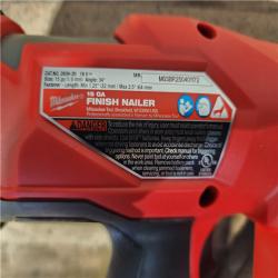 HOUSTON LOCATION - AS-IS Milwaukee FUEL 18-Volt Lithium-Ion Brushless Cordless Gen II 15-Gauge Angled Finish Nailer (Tool-Only)