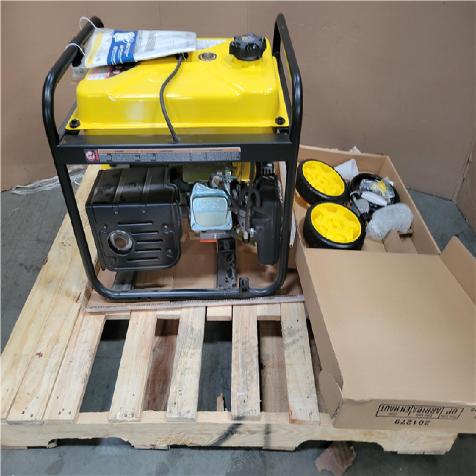 CALIFORNIA AS-IS CHAMPION PORTABLE GENERATOR