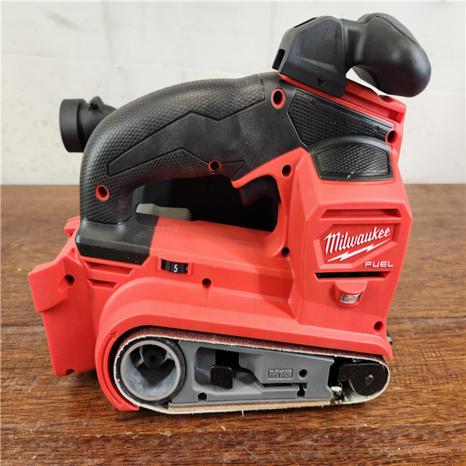 AS-IS Milwaukee M18 FUEL 18-Volt Lithium-Ion Brushless Cordless Belt Sander (Tool-Only)