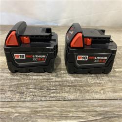 AS-IS Milwaukee 18-Volt Lithium-Ion XC Starter Kit with Two 5.0Ah Batteries and Charger