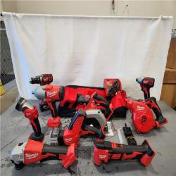 AS-IS- Milwaukee 18-Volt Lithium-Ion Cordless (9-Tool) Combo Kit