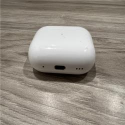 AS-IS Apple AirPods Pro (2nd Generation) with the USB-C MagSafe Charging Case